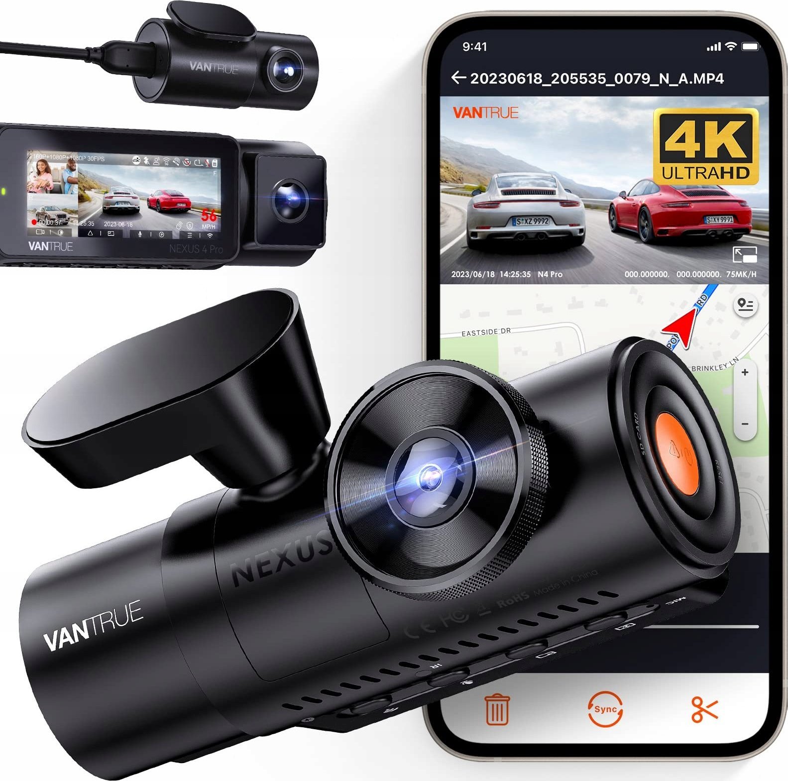 VANTRUE N4 PRO VIDEO RECORDER |
