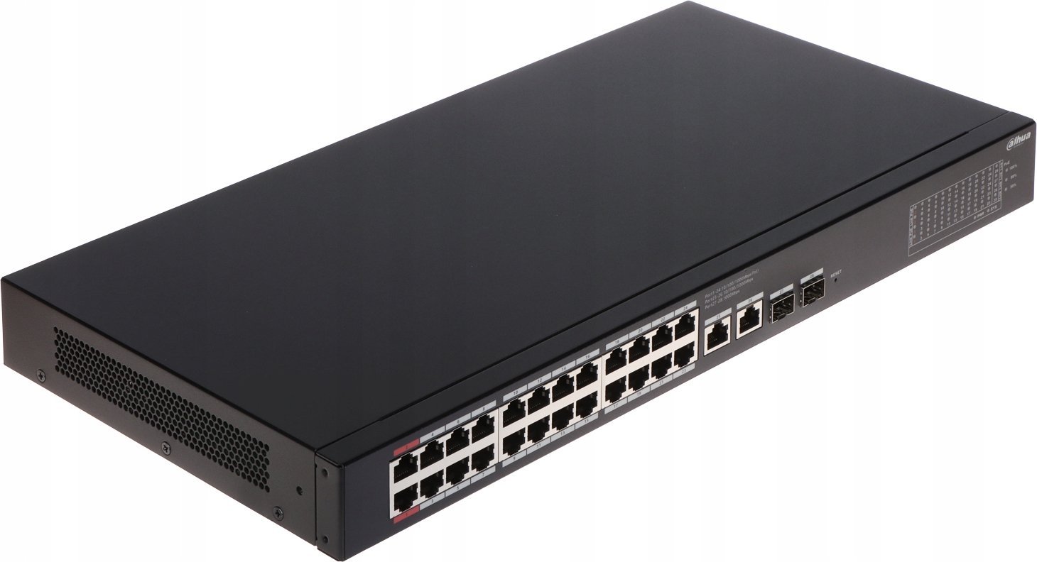 Dahua Technology Switch|DAHUA|CS4228-24GT-240|Desktop/pedestal|Rack |2xSFP|26xRJ45|240 Watts|CS4228-24GT-240 |
