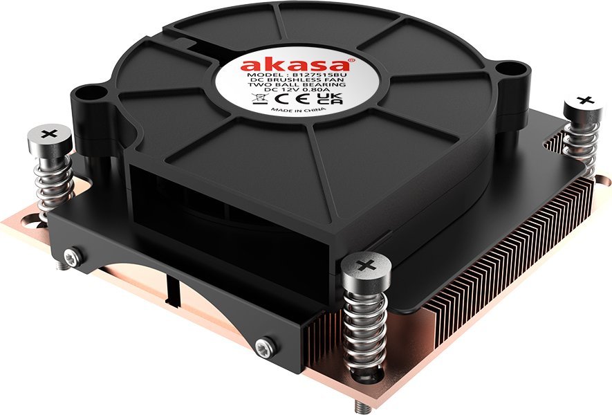 Akasa AK-CC7401BT01 1U Low Profile CPU-Kühler