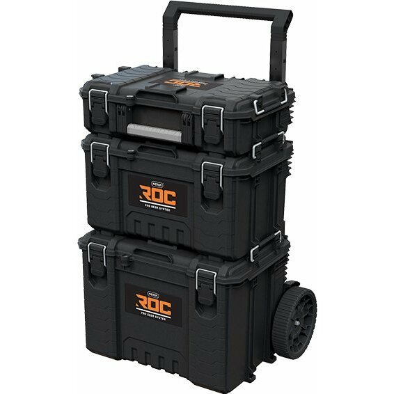 SET OF 3 TOOLBOXES ROC PRO
