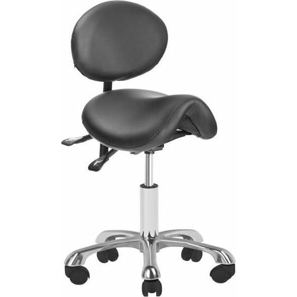 Activeshop Taboret kosmetyczny 1025 Giovanni czarny