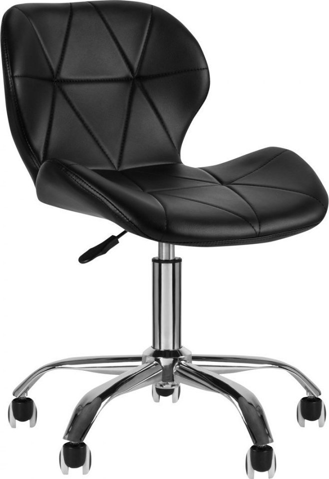 Activeshop Taboret kosmetyczny QS-06 Czarny |