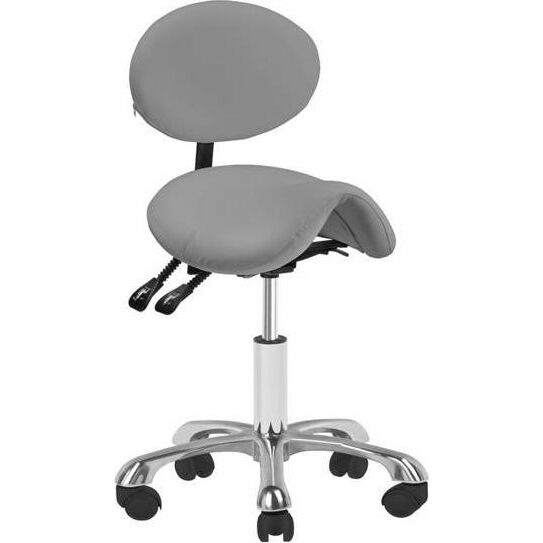 Activeshop Taboret kosmetyczny 1025 Giovanni szary