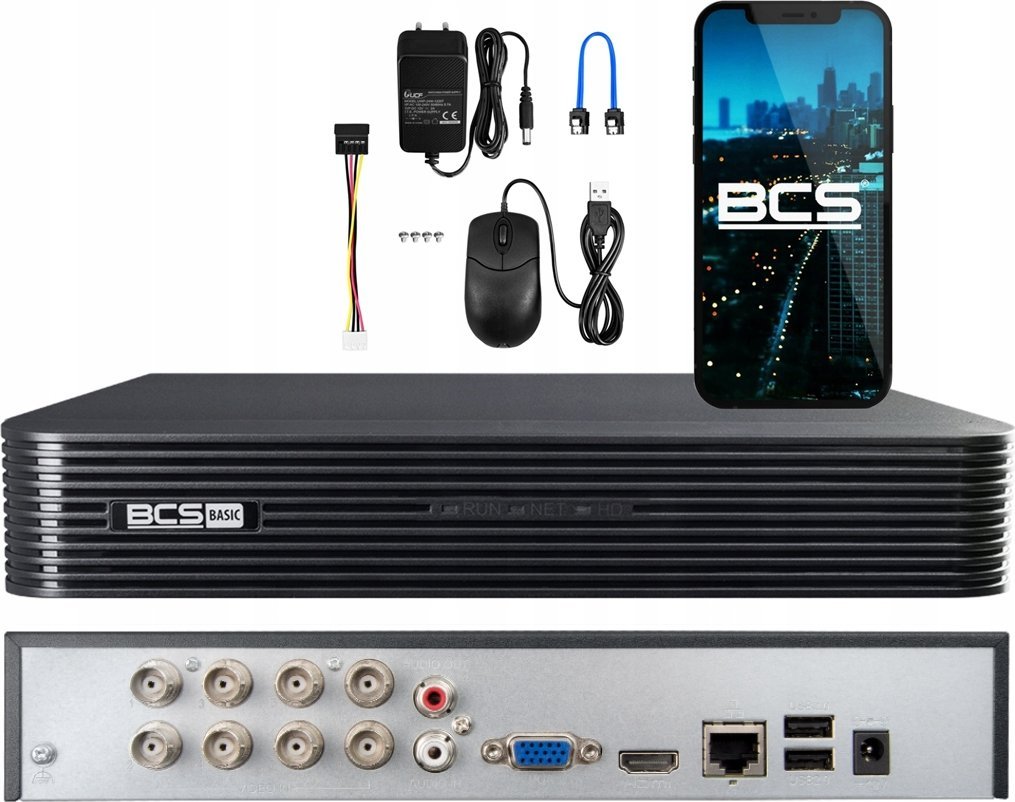 Rejestrator BCS REJESTRATOR AHD, HD-CVI, HD-TVI