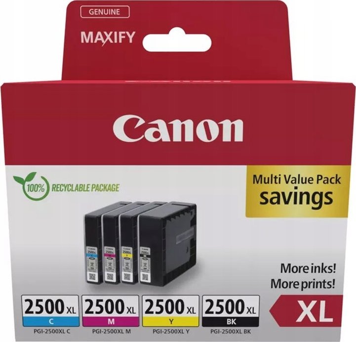 Canon Multipack PGI-2500XL BK/C/M/Y 9254B010 |