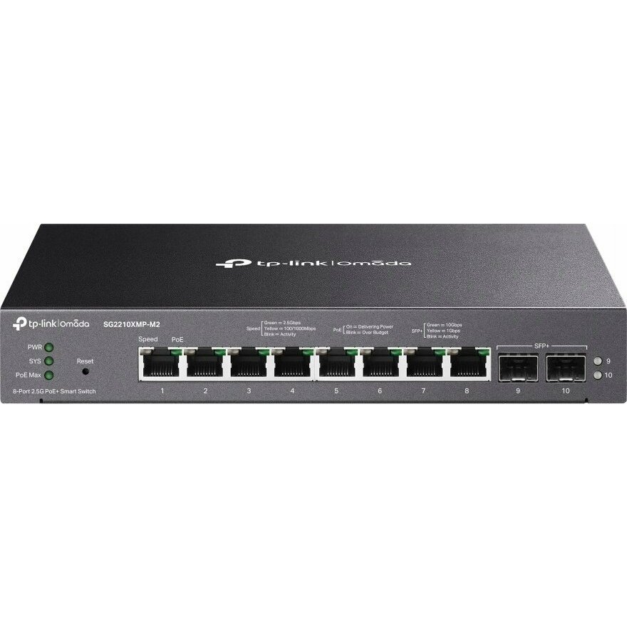 TP-Link SG2210XMP-M2 sw itch 8x2.5GE