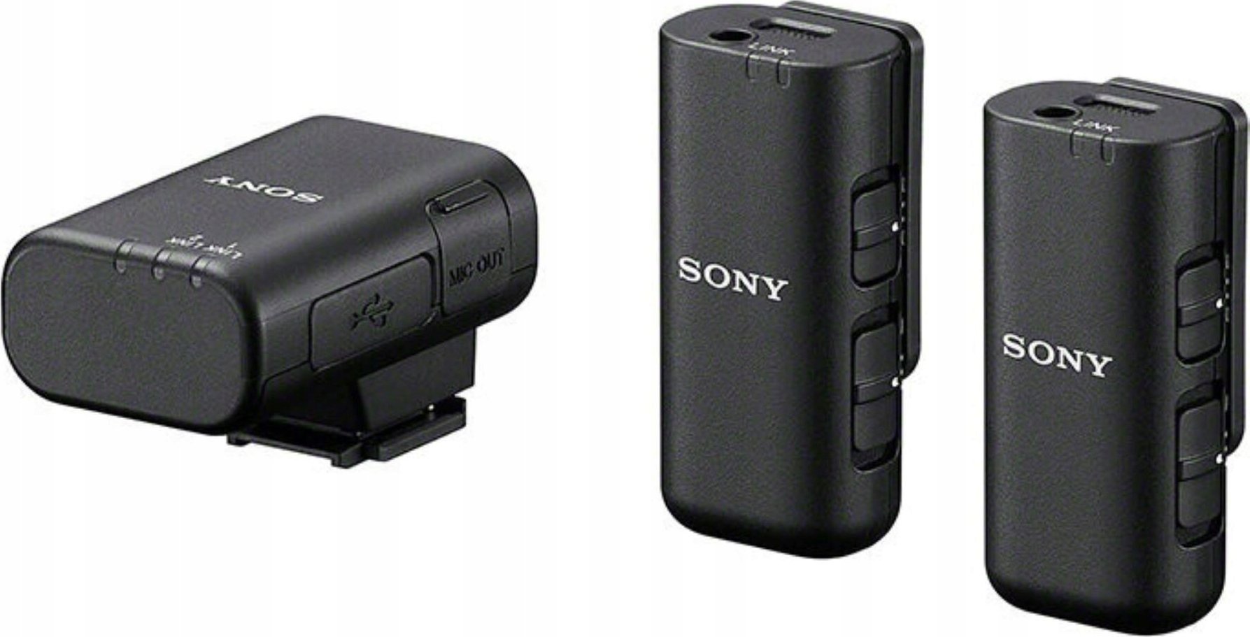 Sony wireless microphone ECM-W3 x2 +