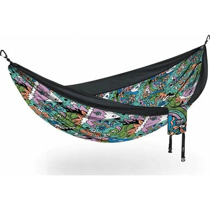 Eno DoubleNest Print, Nature Talk/ Black