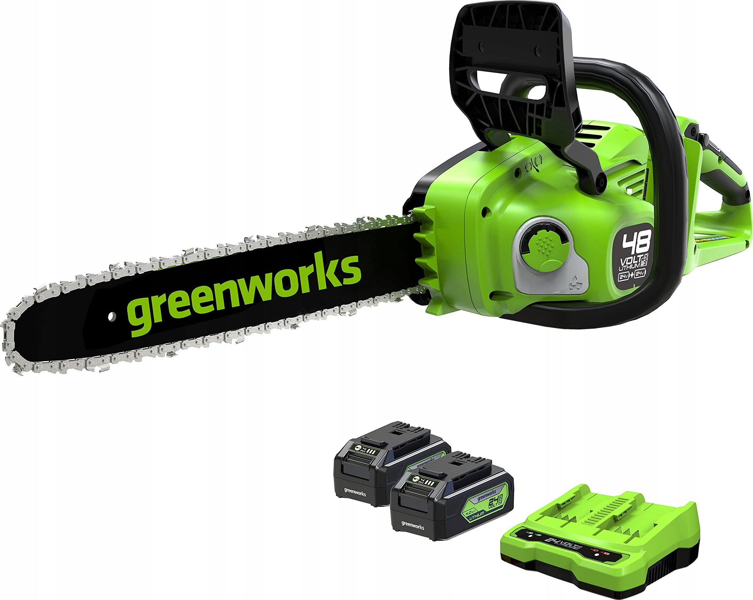 Greenworks 2x24 V pilarka łańcuchowa 36