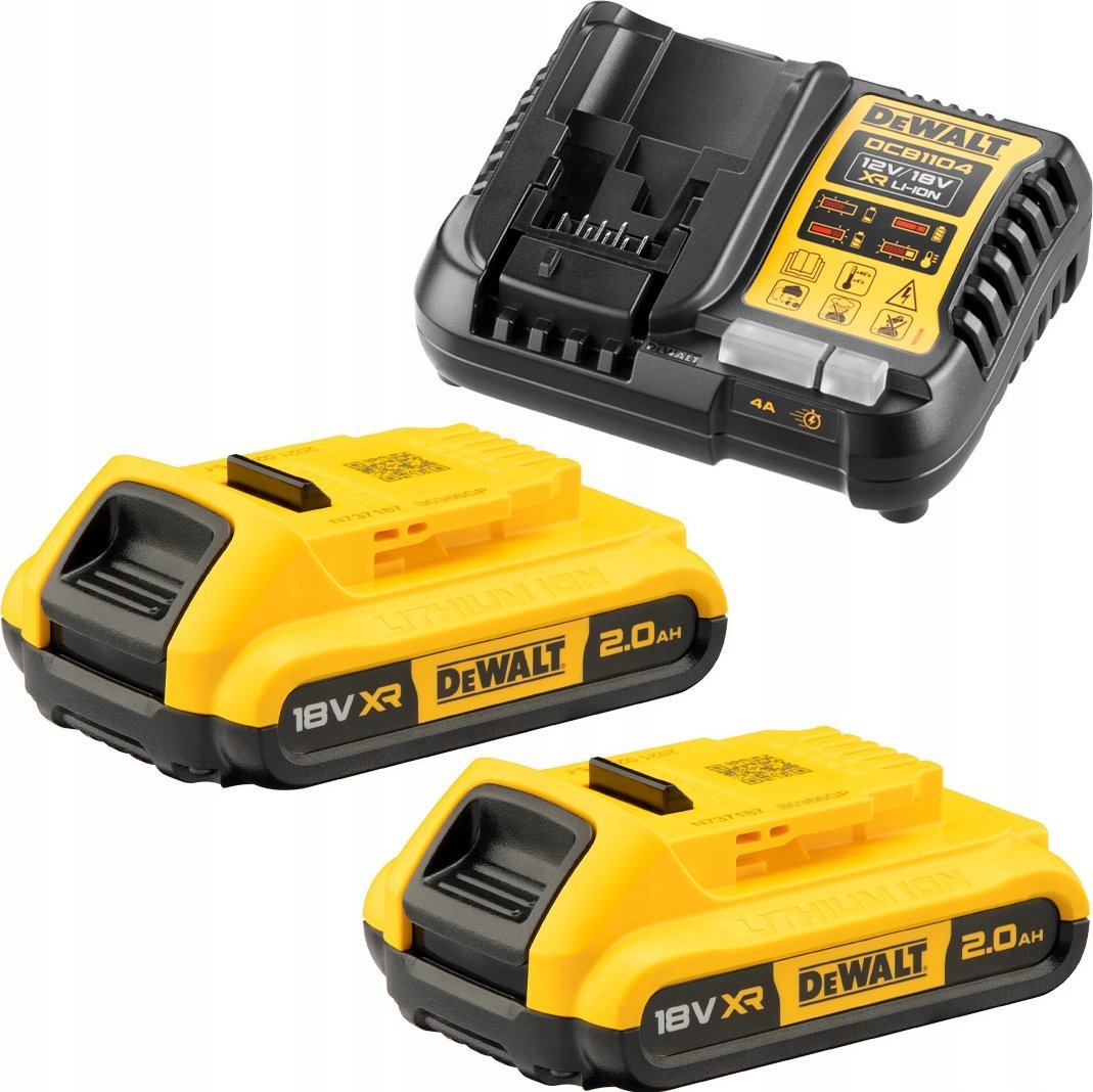 Dewalt DEWALT ŁADOWARKA DCB1104 +2x2,0Ah