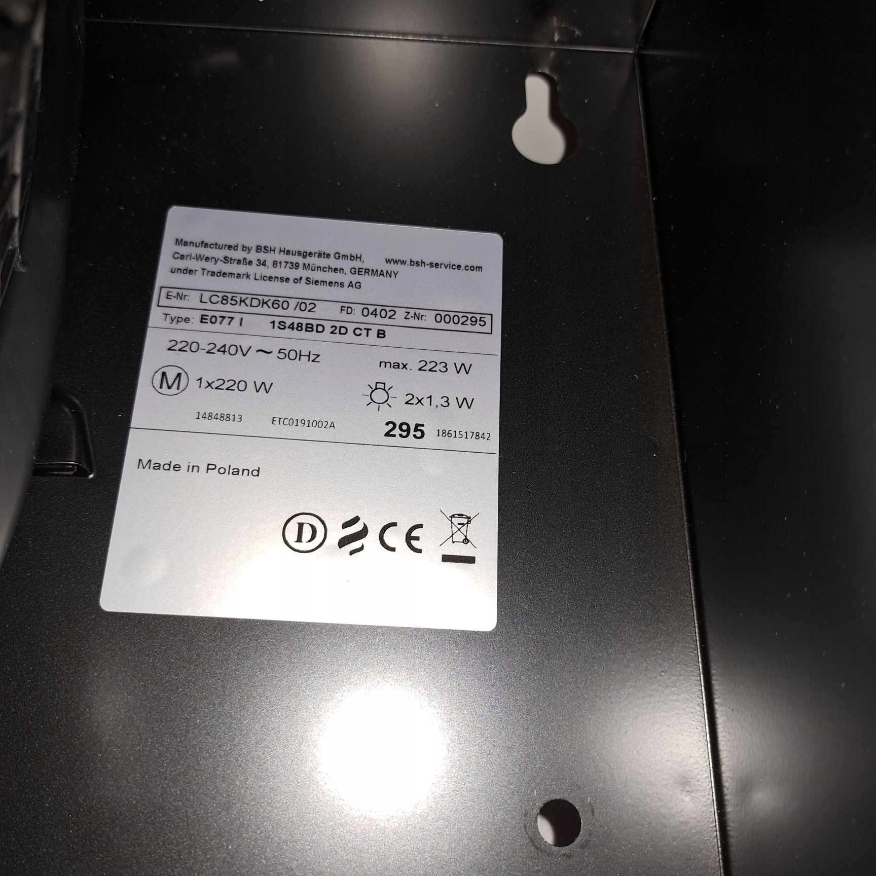 Siemens LC85KDK60 | LC85KDK60 | 4242003936597