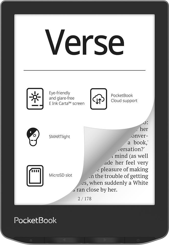 Czytnik PocketBook Verse DACH-Version szary (PB629-M-WW-B)