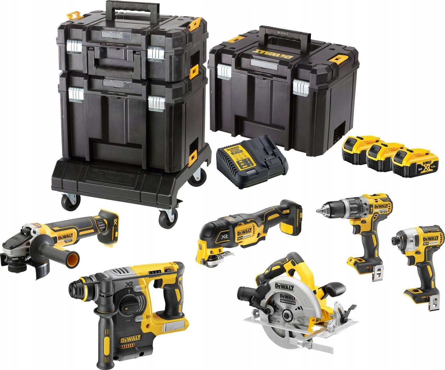 Zestaw elektronarzędzi Dewalt 14-elementowy (DCK685P3T-QW) |