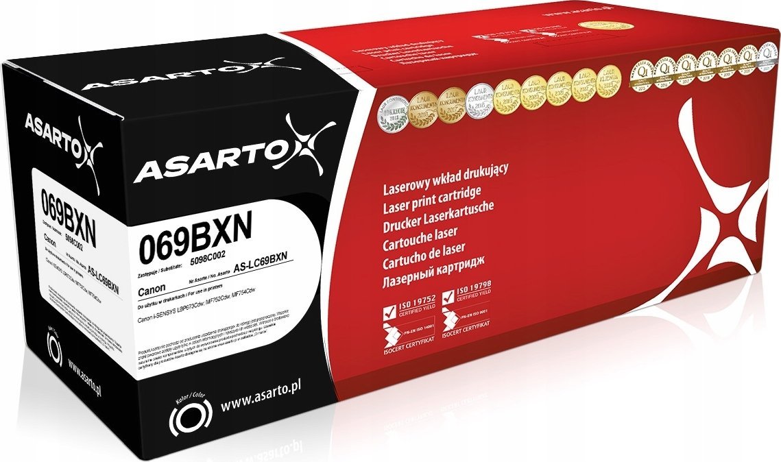 Toner Asarto Toner do Canon 069BXN