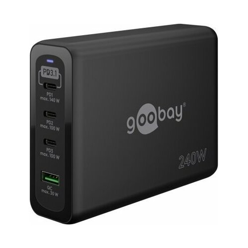 Ładowarka Goobay 65885 Wieloportowa szybka USB-C