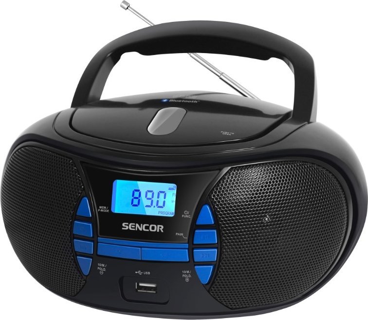 Sencor SPT 2700 BK CD/BT/MP3/USB/Radio FM