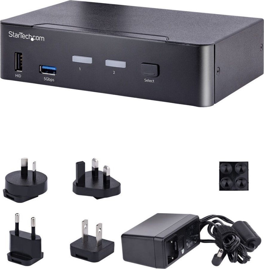 Przełącznik StarTech KVM 2 Port USB-C