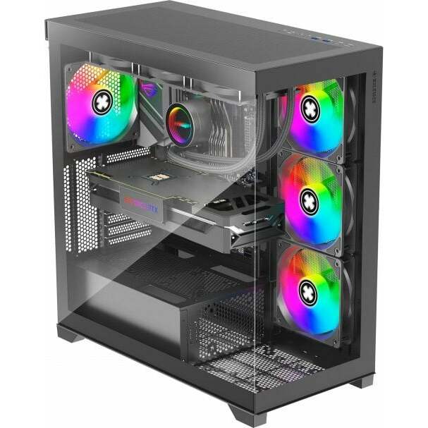 Case|XILENCE|ATX/micro ATX/Mini-ITX|Black|Midi Tower|PC|X818.ARGB | X818