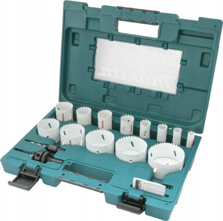 Makita ZESTAW OTWORNIC DLA HYDRAULIKÓW 16/19/22/25/32/35/37/44/51/57/64/68/76
