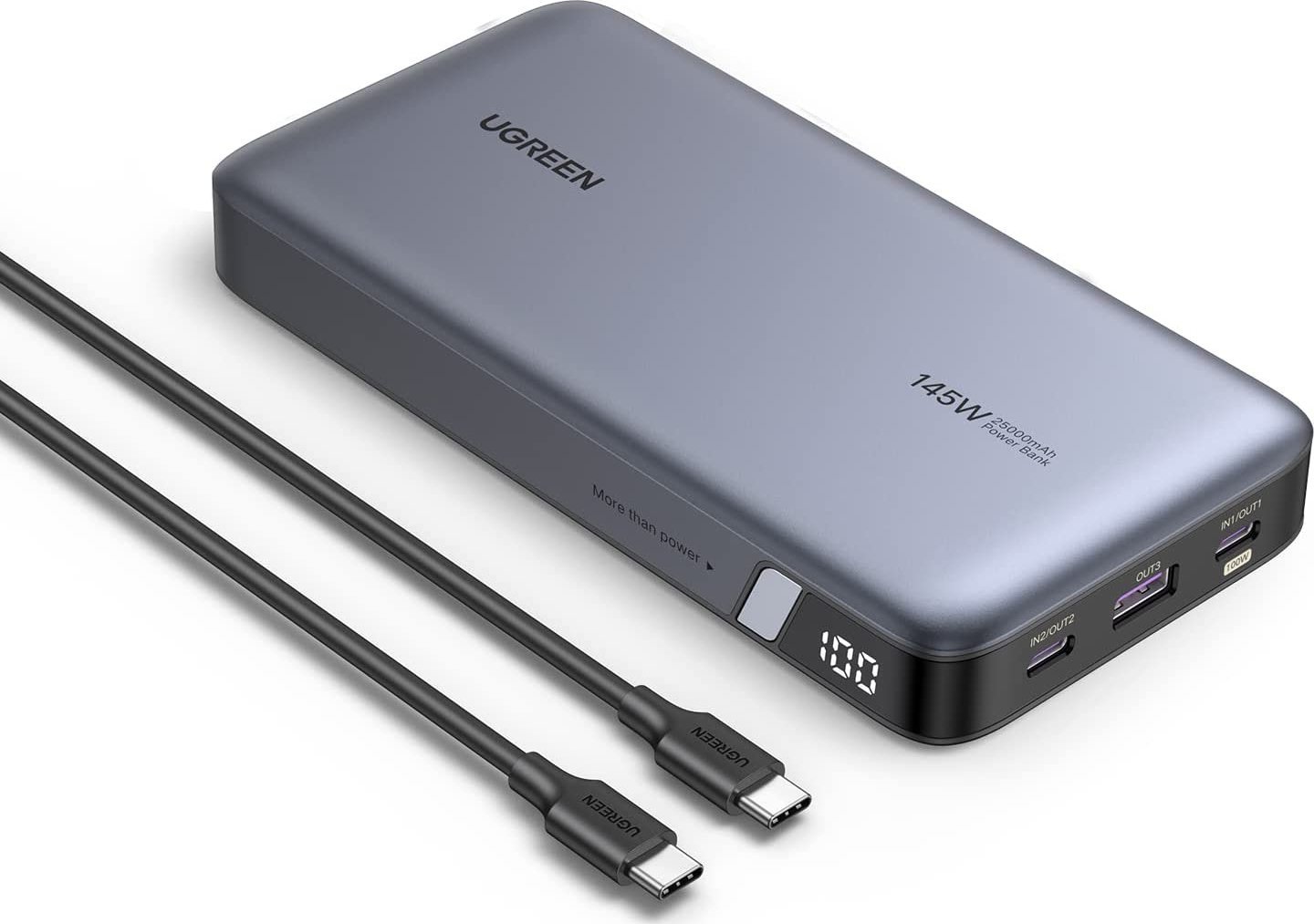 Powerbank Ugreen PB205 25000mAh Szary |