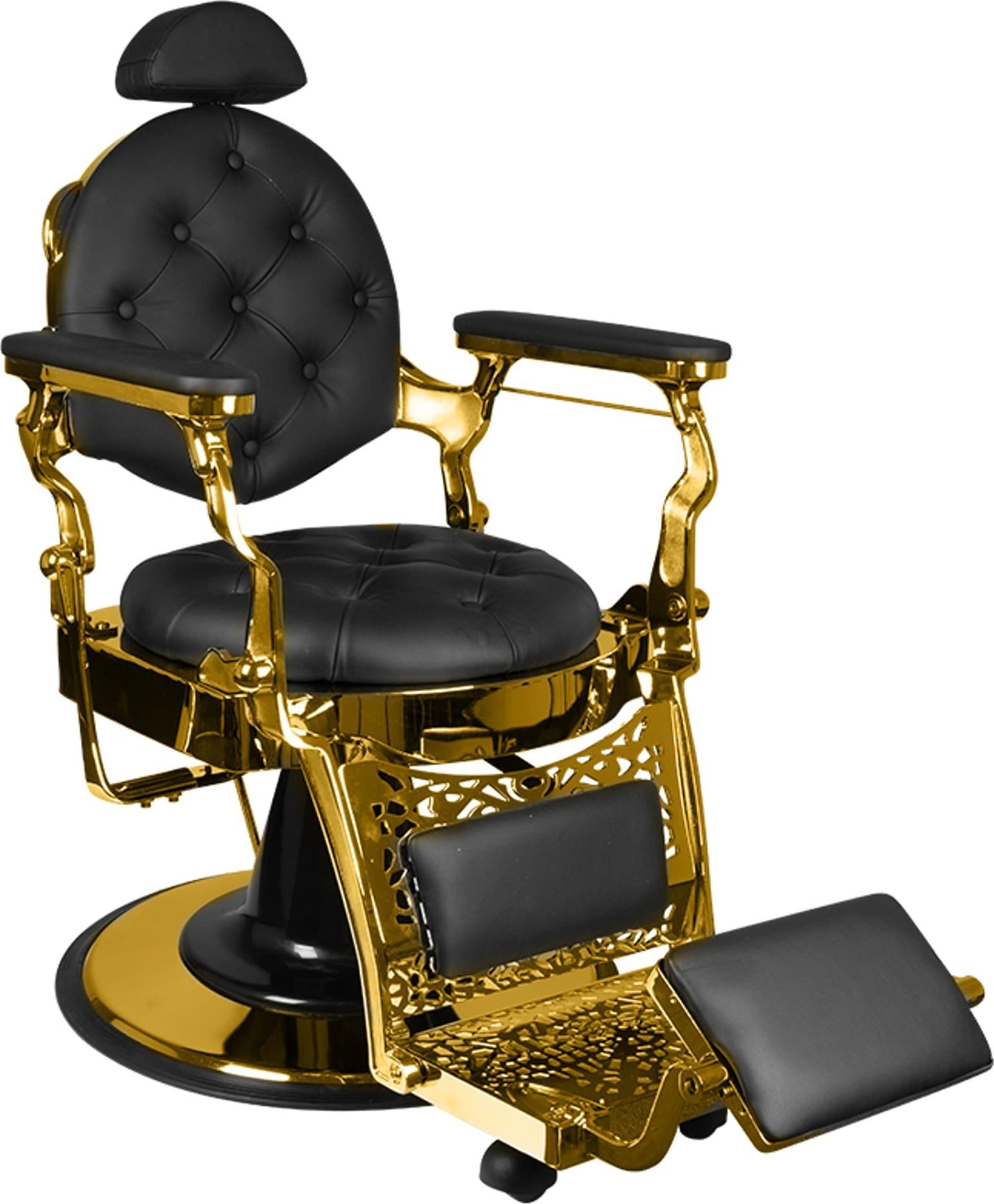 Activeshop Gabbiano fotel barberski Giulio Gold