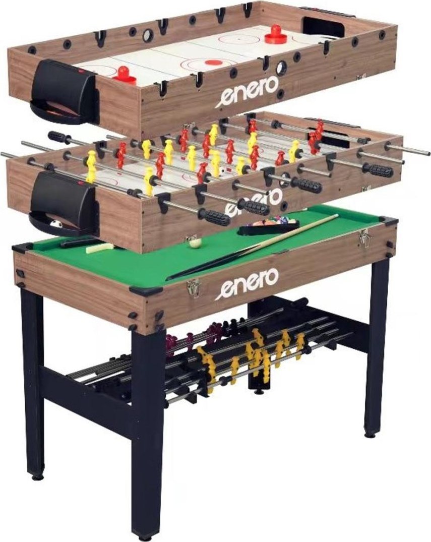 Enero STÓŁ DO GRY 3W1 WOODEN