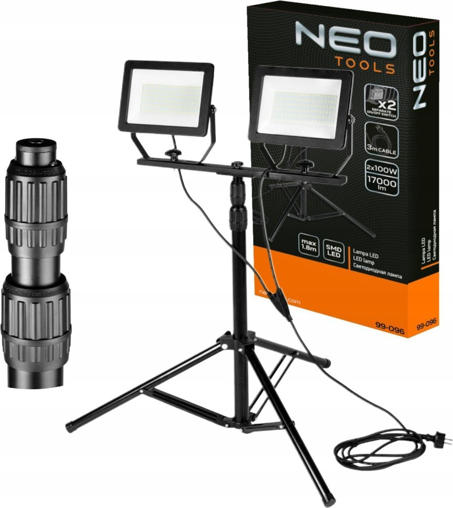 Naświetlacz Reflektor podwójny 2x100W SMD LED