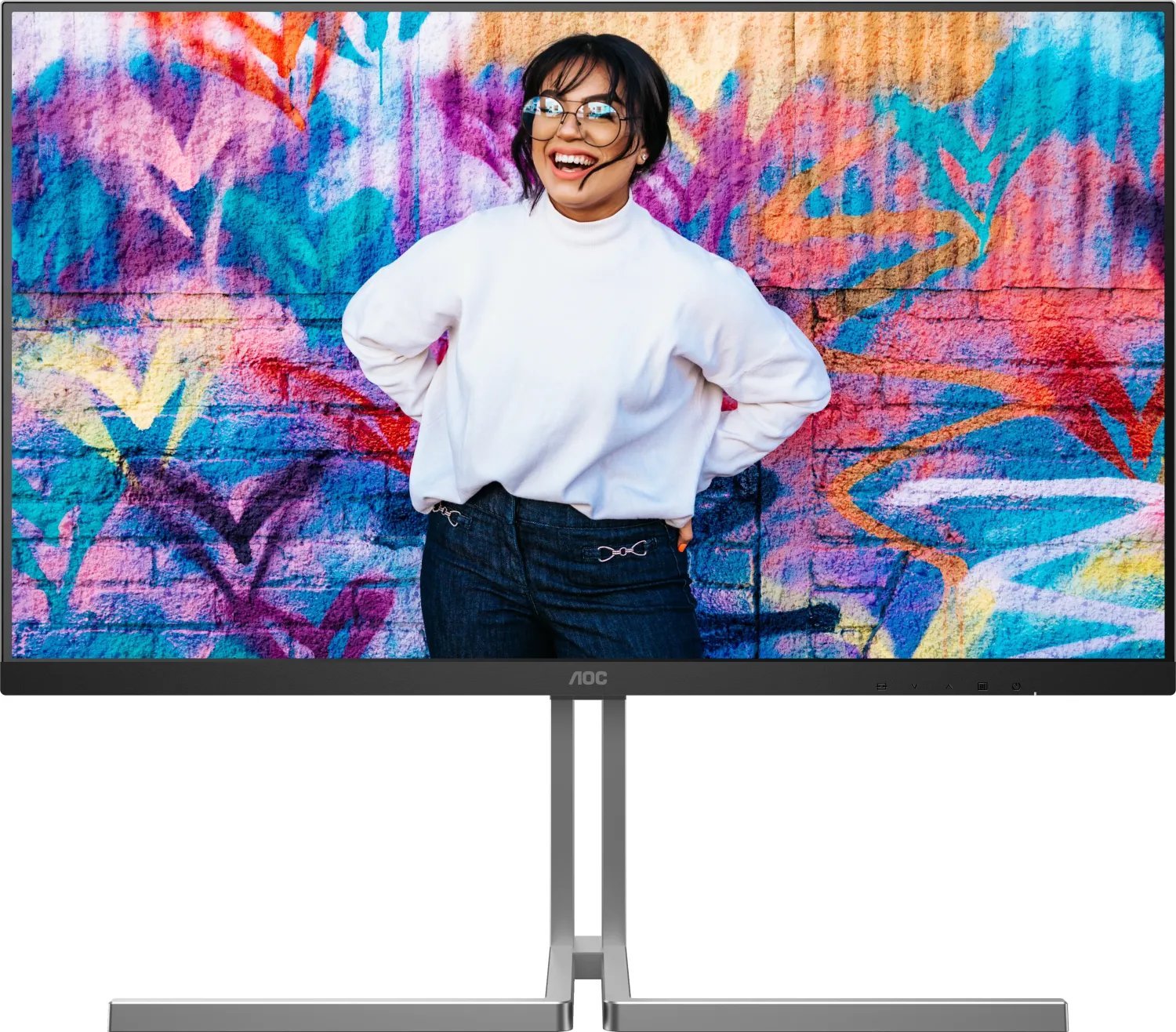 AOC/U32U3CV/32"/IPS/4K UHD/60Hz/4ms/Blck-Slvr/3R | U32U3CV |