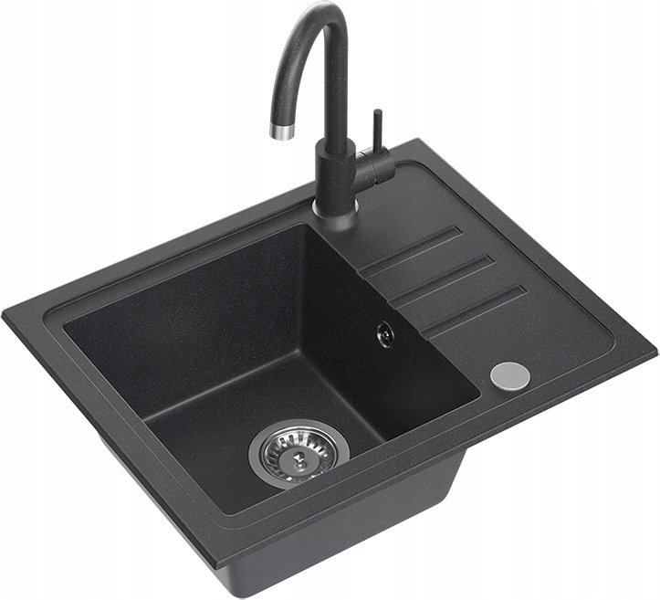 Quadron Zlewozmywak BEN 116 granitowy Black