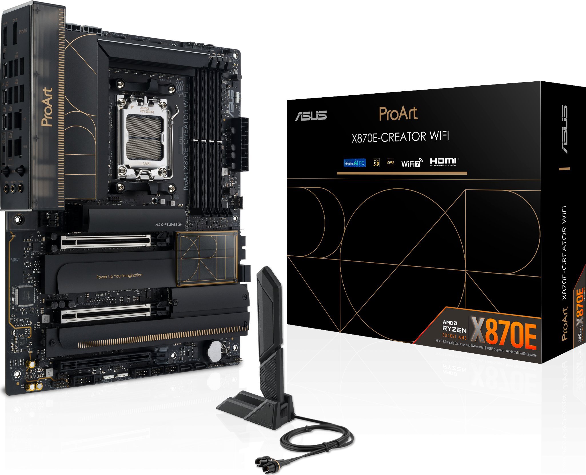 Mainboard|ASUS|AMD X870E|SAM5|ATX|Memory DDR5|Memory slots 4|3xPCI-Express 4