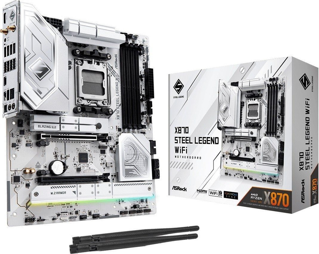 Asrock Motherboard X870 STEEL LEGEND WIFI