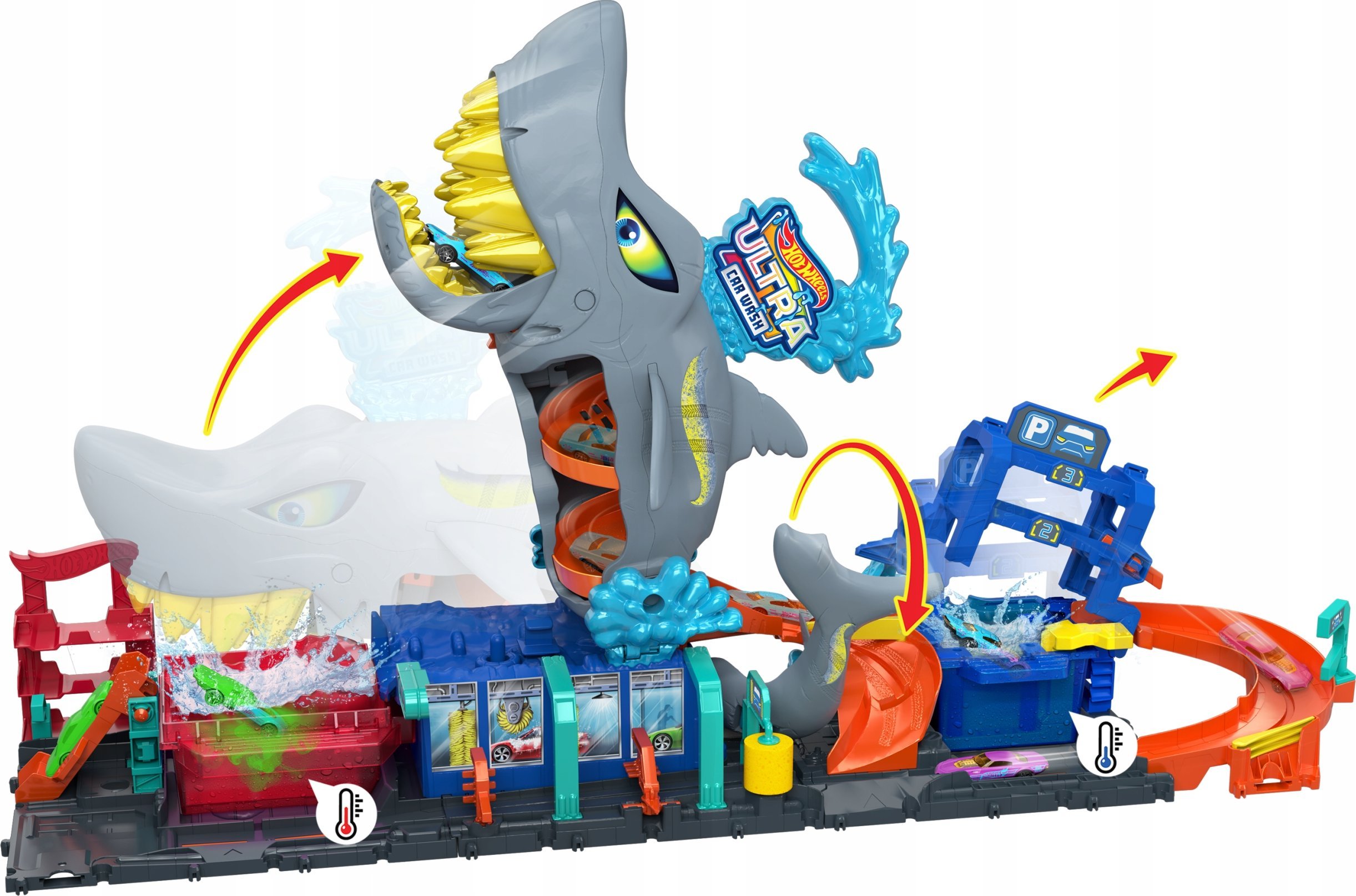 Mattel Hot Wheels City Ultra Myjnia