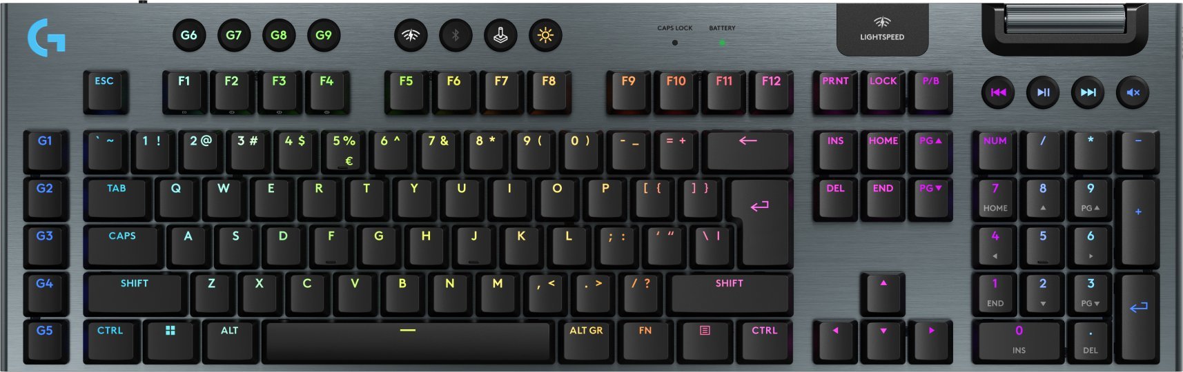 Klawiatura Logitech G915 X Lightspeed GL