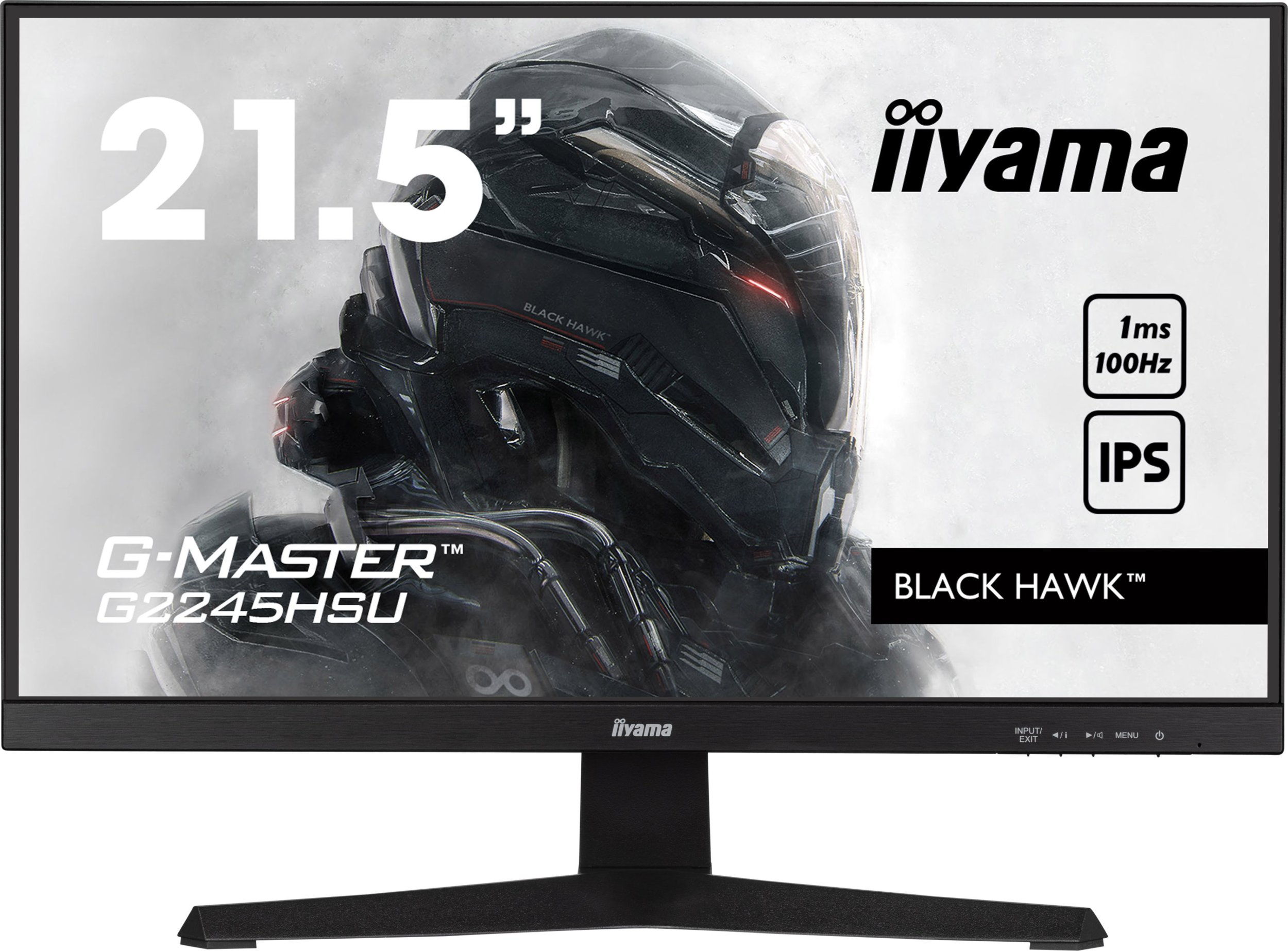 Iiyama G-Master/G2245HSU-B2/21,5"/IPS/FHD/100Hz/1ms/Black /3R |
