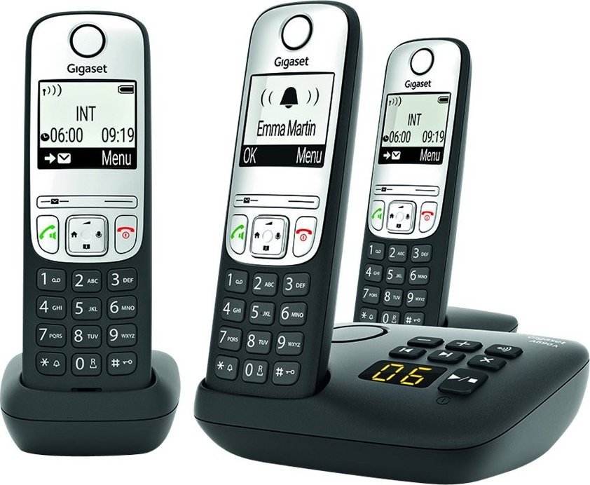 Gigaset A690A Trio int. schwarz |