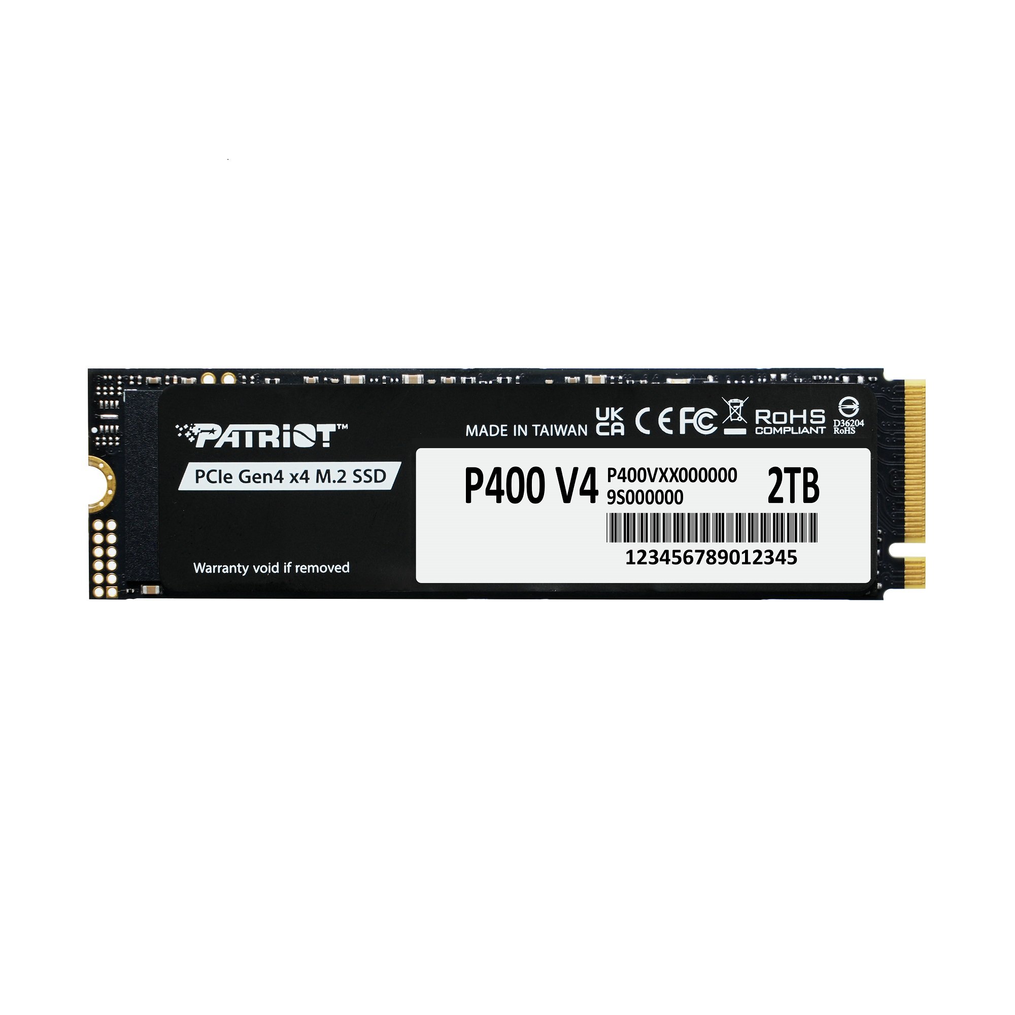 Patriot P400 V4/2TB/SSD/M.2 NVMe/Heatsink/5R |