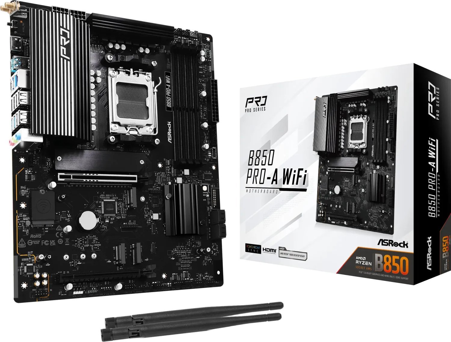 Asrock Motherboard B850 PRO-A WIFI AM5