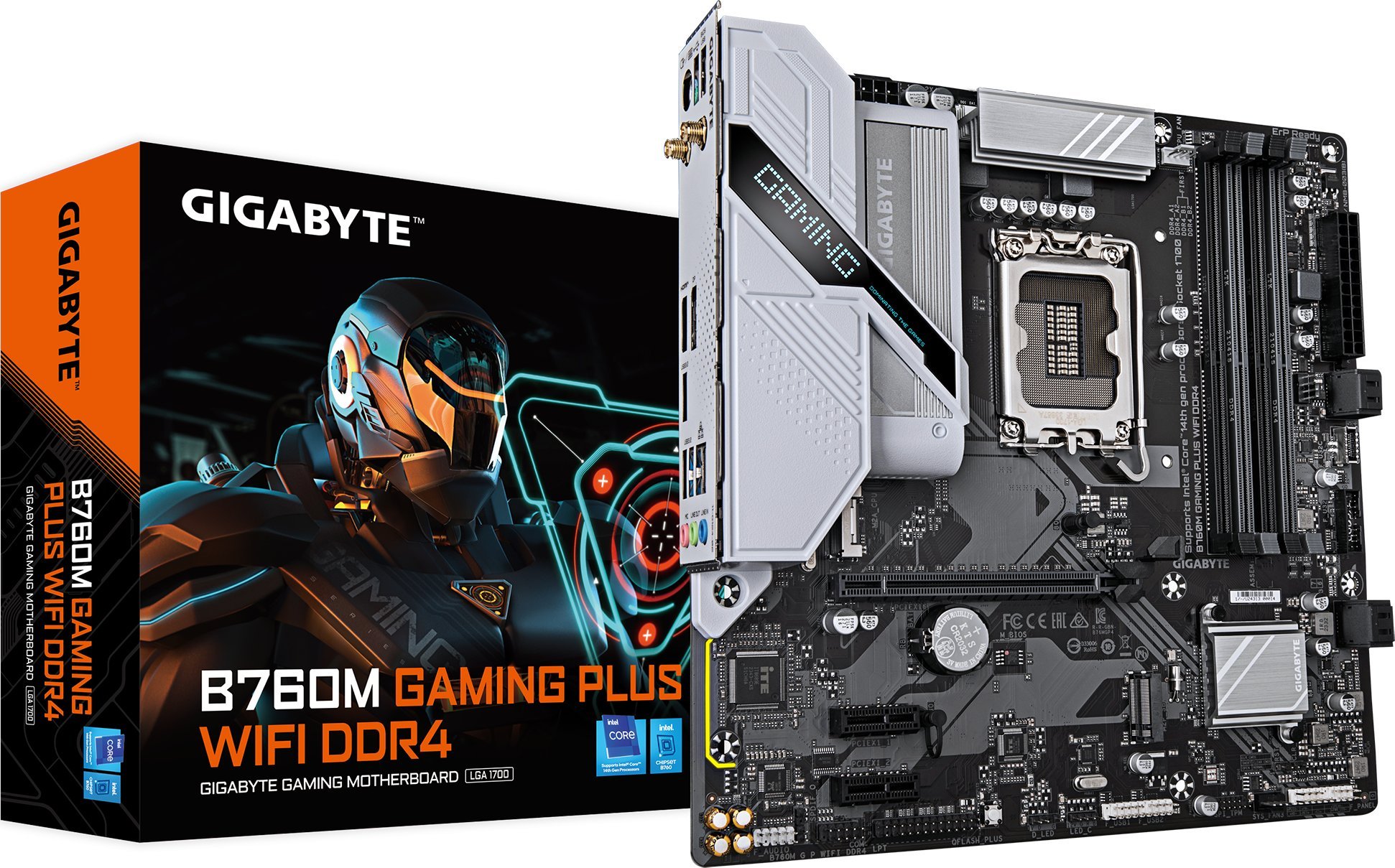 Mainboard|GIGABYTE|Intel B760 Express|LGA1700|Micro-ATX|Memory DDR4|Memory slots 4|2xPCI-Express