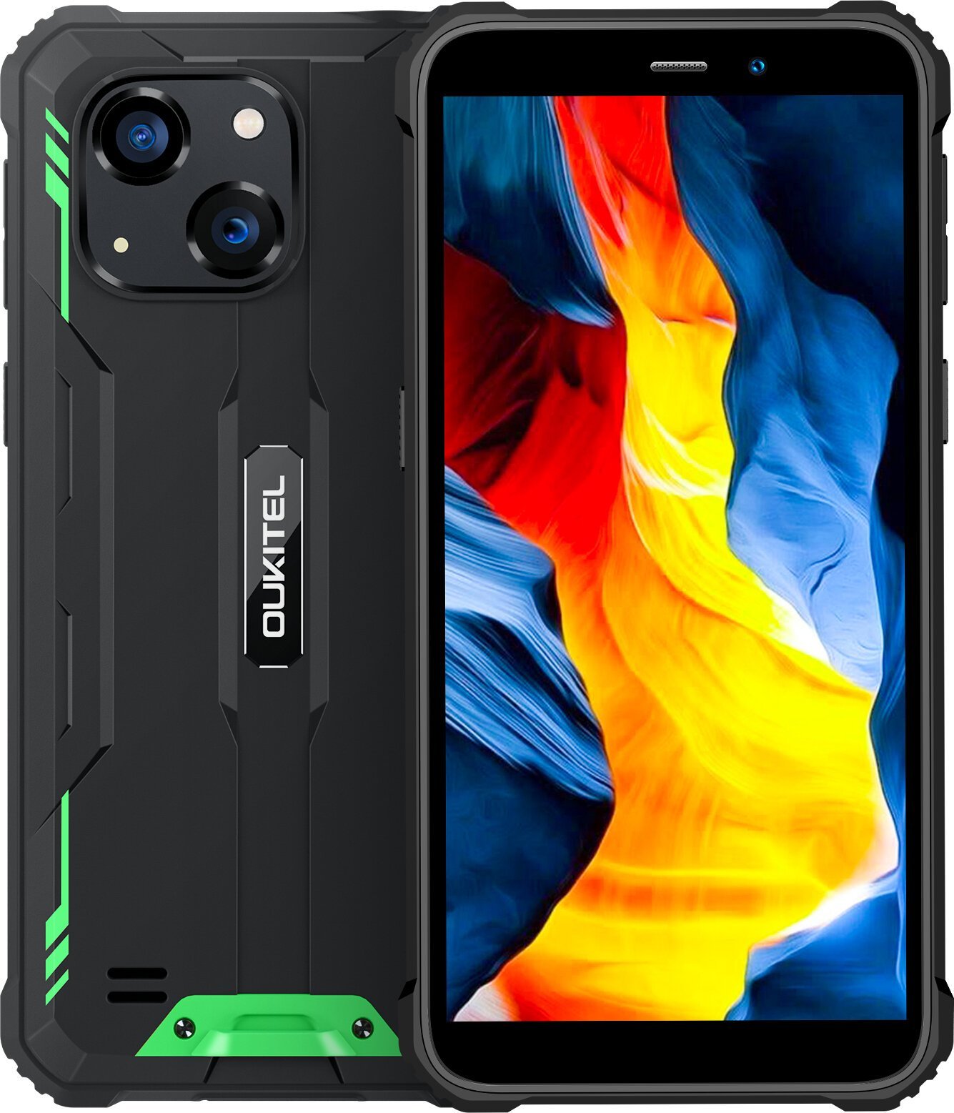Smartfon Oukitel G2 4/64GB Czarno-zielony  (G2-GN/CHOUT/OL)