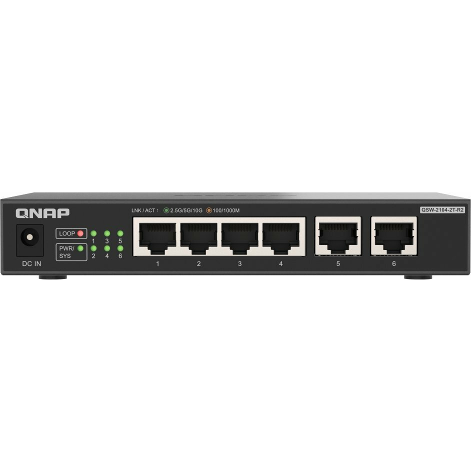 QNAP switch QSW-2104-2T-R2 (4x 2,5GbE