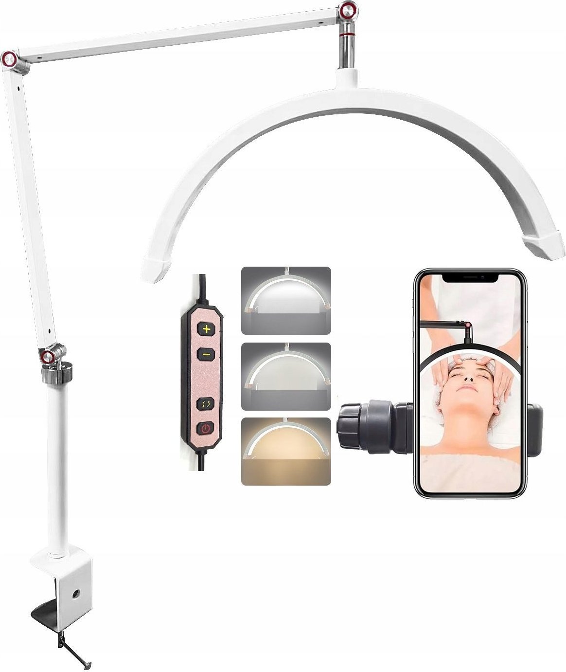 MichaelMarinelli Lampa Led Kosmetyczna Bezcieniowa Do