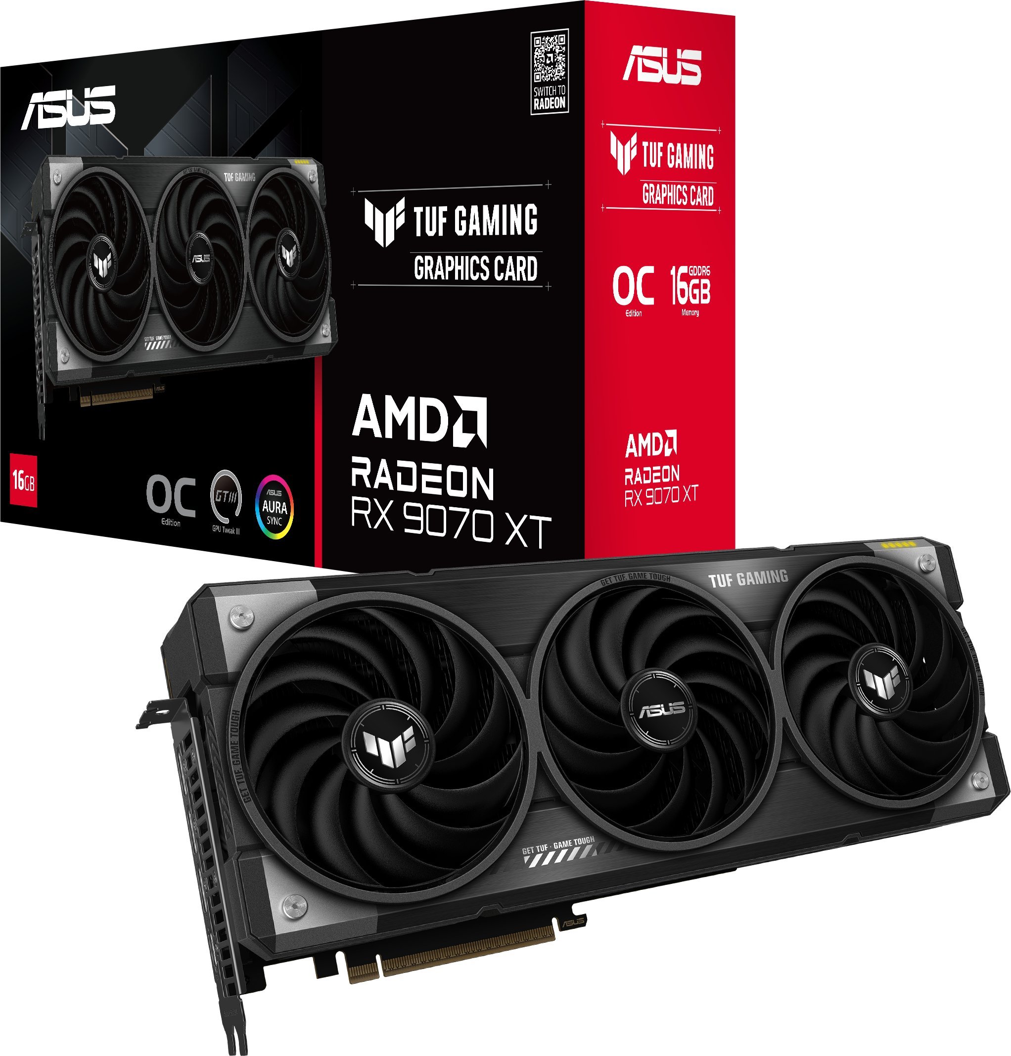 ASUS TUF Gaming TUF-RX9070XT-O16G-GAMING AMD Radeon