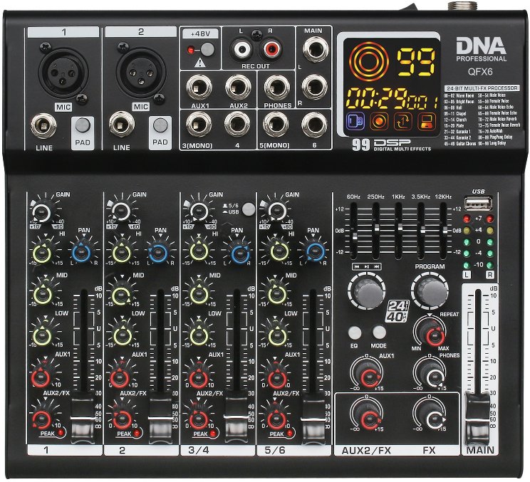 Denon DNA QFX6 analogowy mikser dźwięku