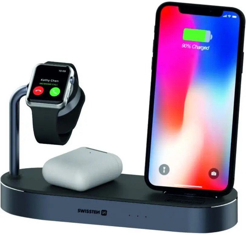 Ładowarka Prestigio 4w1 MFI Wireless Docking