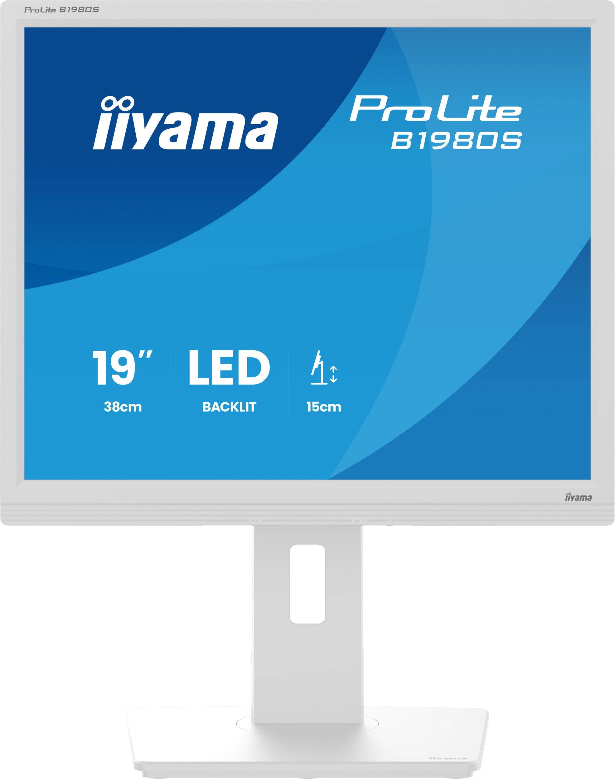 Iiyama ProLite/B1980S-W1/19"/TN/1280x1024/75Hz/3ms/Biela/ 3R | B1980S-W1