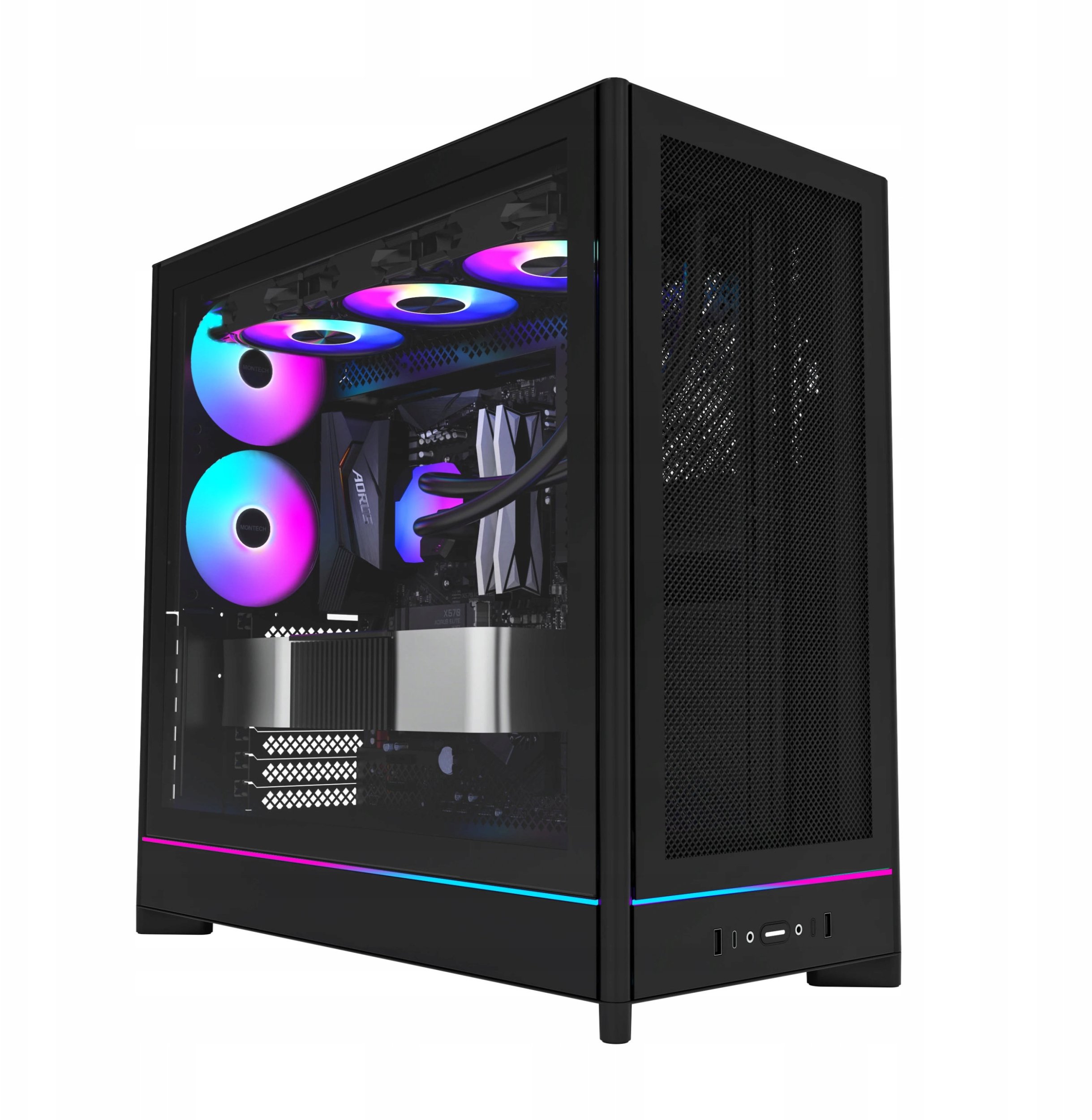 Montech HS01 PRO PC-Gehäuse, Midi-Tower, ATX