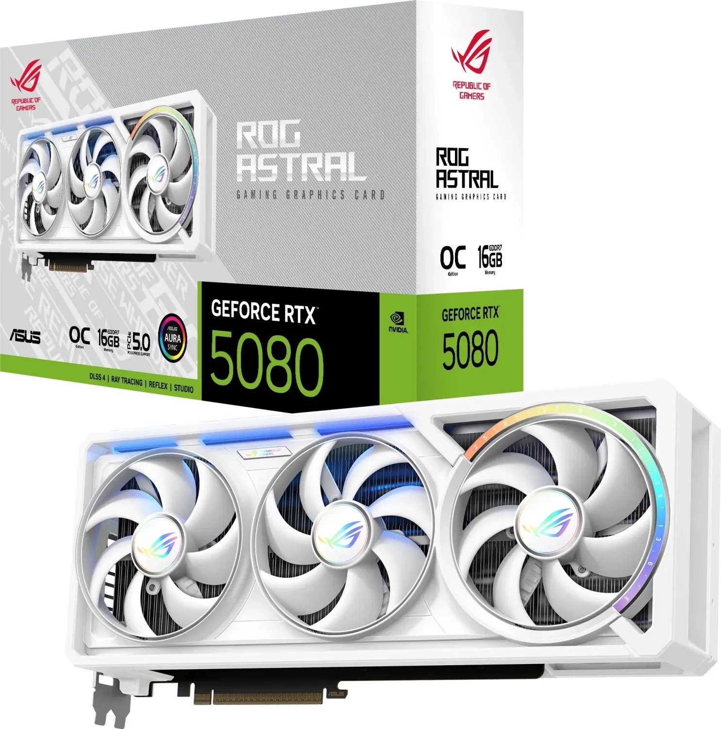 ASUS ROG-ASTRAL-RTX5080-O16G WHITE | ROG-ASTRAL-RTX5080-O16G-WHITE |