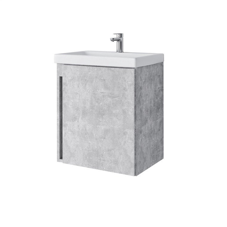 Riva CAB WITH WASHBASIN WTU-50BT-PM CONCRETE
