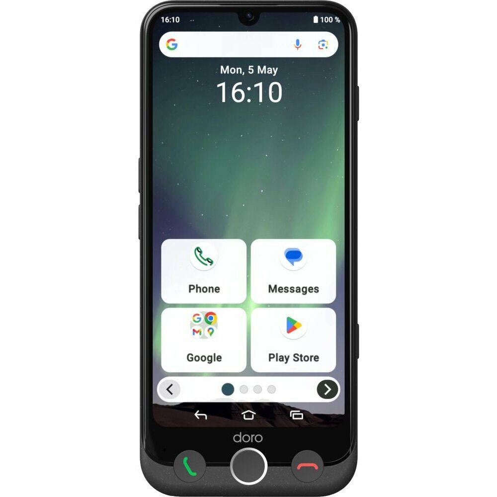 Doro Aurora A30, Seniorensmartphone, graphit |