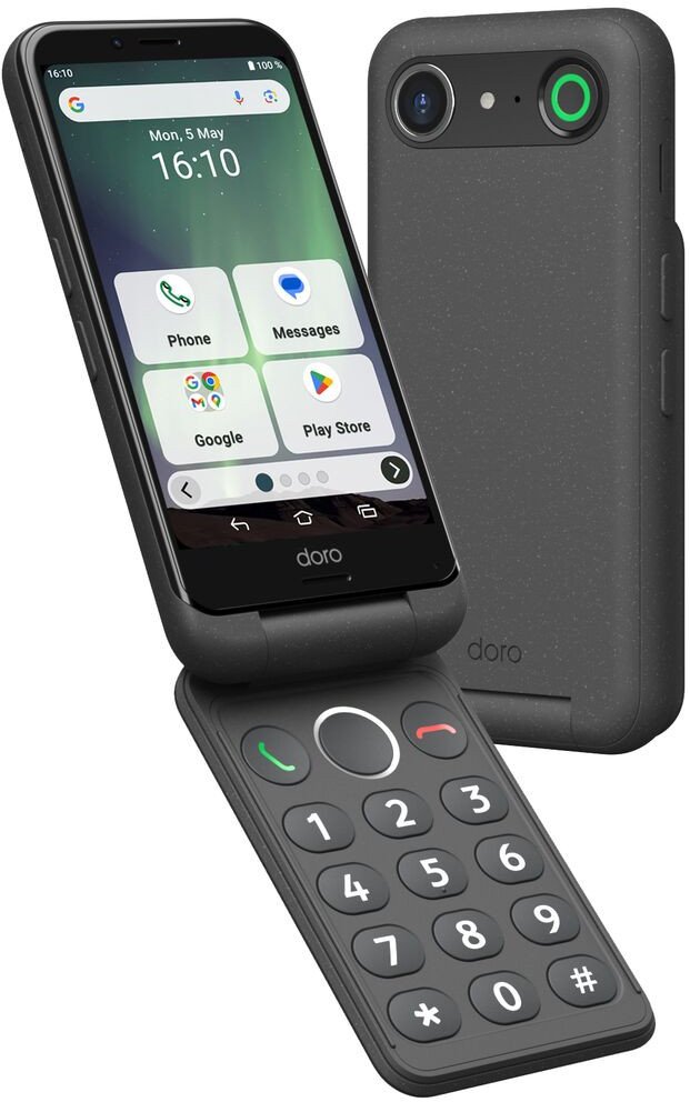 Doro Aurora A20, Seniorensmartphone, graphit |